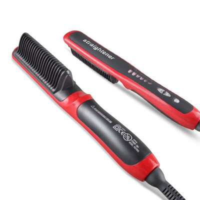 Automatic curler hair straightener comb