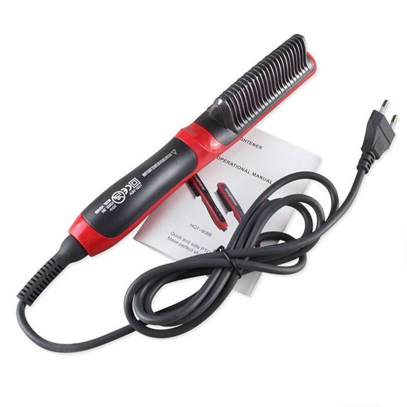 Automatic curler hair straightener comb